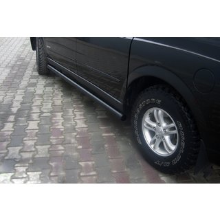 Sānu caurules Black (2 gab., nerūsējošais tērauds) SsangYong Action 2005–2018 foto 1