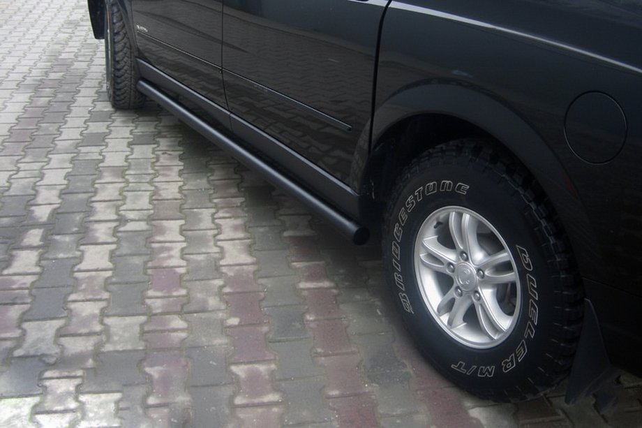 SsangYong Action 2005–2018 Sānu caurules Black (2 gab., nerūsējošais tērauds) Image