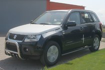 Suzuki Grand Vitara 2005–2017 Sānu caurules Black (2 gab., nerūsējošais tērauds) foto 2