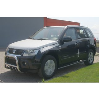 Sānu caurules Black (2 gab., nerūsējošais tērauds) Suzuki Grand Vitara 2005–2017 foto 2