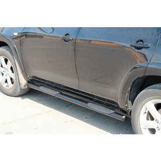 Sānu caurules standarta bāzei Black (2 gab., nerūsējošais tērauds) Toyota Rav 4 2006–2013 foto 4