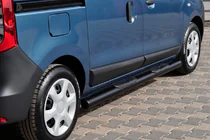 Dacia Dokker 2013–2022 Sānu caurules Black (2 gab., nerūsējošais tērauds) foto 1