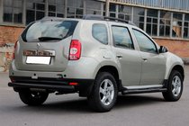 Renault Duster 2008–2017 Sānu caurules ar ieliktņiem Black (2 gab., nerūsējošais tērauds) foto 3