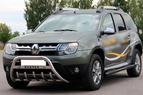 Renault Duster 2008–2017 Sānu caurules ar ieliktņiem Black (2 gab., nerūsējošais tērauds) foto 4