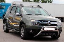 Dacia Duster 2008–2018 Sānu trubas ar ieliktņiem Black (2 gab., nerūsējošais tērauds) foto 5