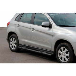 Sānu caurules BB002 Black (2 gab., nerūsējošais tērauds) foto 1