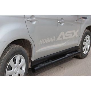 Sānu caurules BB002 Black (2 gab., nerūsējošais tērauds) foto 4