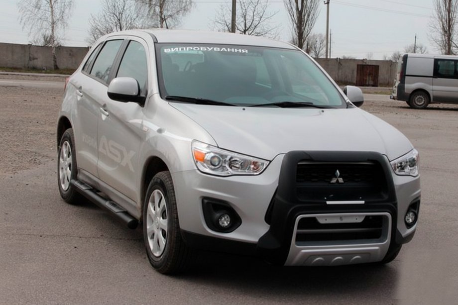 Mitsubishi ASX 2010–2023 Sānu caurules BB002 Black (2 gab., nerūsējošais tērauds) Foto 2