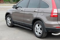 Honda CRV 2012–2016 Sānu caurules BB002 Black (2 gab., nerūsējošais tērauds) foto 5