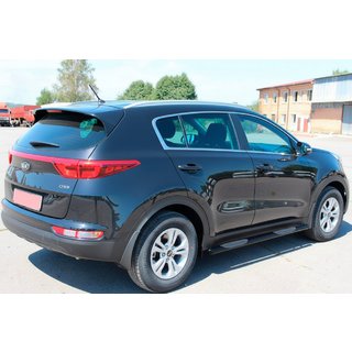 Sānu caurules BB002 Black (2 gab., nerūsējošais tērauds) Kia Sportage 2015–2021 foto 3