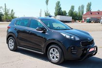 Kia Sportage 2015–2021 Sānu caurules BB001 Black (2 gab., nerūsējošais tērauds) foto 2