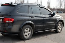 SsangYong Kyron 2005–2014 Sānu caurules BB002 Black (2 gab., nerūsējošais tērauds) foto 3