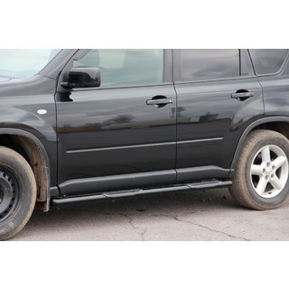 Sānu caurules BB002 Black (2 gab., nerūsējošais tērauds) foto 1