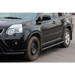 Sānu caurules BB002 Black (2 gab., nerūsējošais tērauds) foto 2