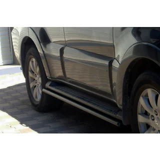 Sānu caurules OEM stiprinājumiem Black (2 gab., nerūsējošais tērauds) foto 2