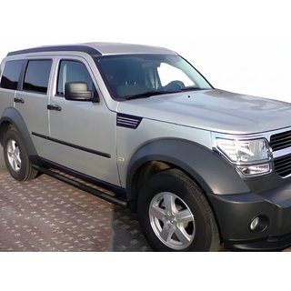 Sānu caurules Black (2 gab., nerūsējošais tērauds) Dodge Nitro 2006–2011 foto 1
