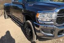 Dodge RAM (DR/DH/D1/DC/DM) 2002–2009 Sānu caurules standarta Black (2 gab., nerūsējošais tērauds) foto 4