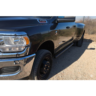 Sānu caurules standarta Black (2 gab., nerūsējošais tērauds) Dodge RAM (DR/DH/D1/DC/DM) 2002–2009 foto 3