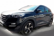 Hyundai Tucson TL 2016–2021 Sānu caurules Black (2 gab., nerūsējošais tērauds) foto 2