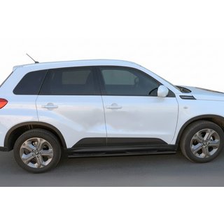 Sānu caurules Black (2 gab., nerūsējošais tērauds) Suzuki Vitara 2015– foto 1