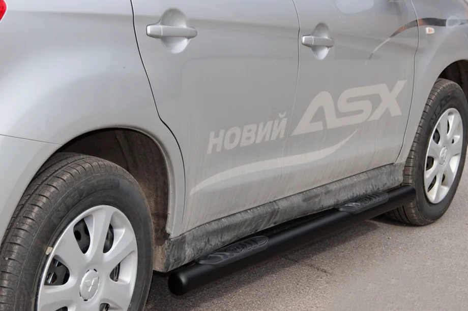 Mitsubishi Eclipse Cross 2017– Sānu caurules BB002 Black (2 gab., nerūsējošais tērauds) Image