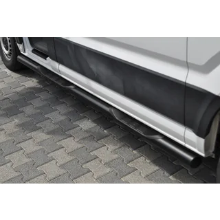 Sānu stieņi B2 Black (2 gab., nerūsējošais tērauds) Man TGE 2017– foto 1