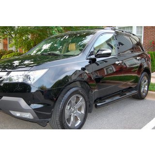 Sānu caurules Black (2 gab., nerūsējošais tērauds) Acura MDX 2007–2013 foto 2