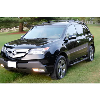 Sānu caurules Black (2 gab., nerūsējošais tērauds) Acura MDX 2007–2013 foto 1