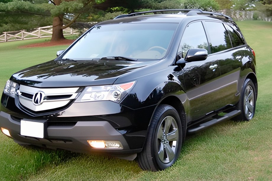 Acura MDX 2007–2013 Sānu caurules Black (2 gab., nerūsējošais tērauds) Image