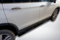 Honda Pilot 2015–2022 Sānu caurules Black (2 gab., nerūsējošais tērauds) foto 2