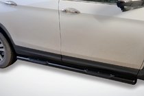 Honda Pilot 2015–2022 Sānu caurules Black (2 gab., nerūsējošais tērauds) foto 3