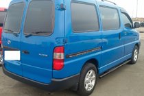 Toyota HiAce Sānu caurules Black (2 gab., nerūsējošais tērauds) foto 2