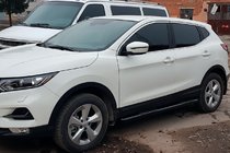 Nissan Qashqai 2014–2021 Sānu caurules Black (2017-2021, 2 gab., nerūsējošais tērauds) foto 1