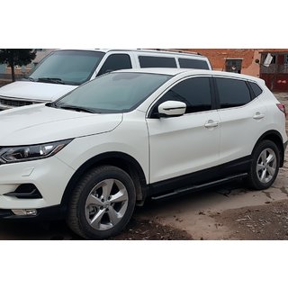 Sānu caurules Black (2017-2021, 2 gab., nerūsējošais tērauds) Nissan Qashqai 2014–2021 foto 1
