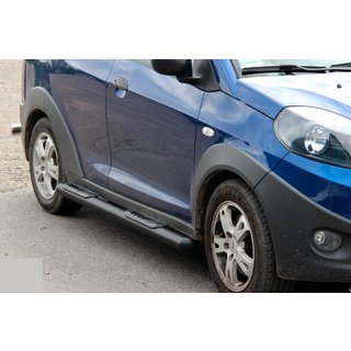 Sānu caurules Black (2 gab., nerūsējošais tērauds) foto 2