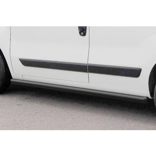 Sānu caurules Ø60 Black (2 gab., nerūsējošais tērauds) Fiat Fiorino/Qubo 2008–2024 foto 2