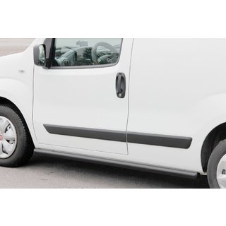 Sānu caurules Ø60 Black (2 gab., nerūsējošais tērauds) Fiat Fiorino/Qubo 2008–2024 foto 3