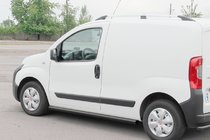 Peugeot Bipper 2008–2017 Sānu caurules Ø60 Black (2 gab., nerūsējošais tērauds) foto 1