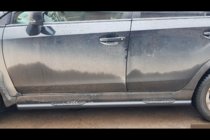 Subaru XV 2011–2017 Sānu caurules BB002 Black (2 gab., nerūsējošais tērauds) foto 2