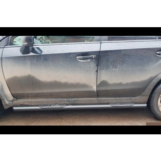 Sānu caurules BB002 Black (2 gab., nerūsējošais tērauds) foto 2