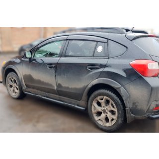 Sānu caurules BB002 Black (2 gab., nerūsējošais tērauds) foto 3