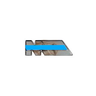Uzraksts M 85×30 mm (nerūsējošais tērauds) foto 4