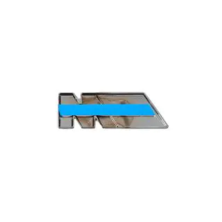 Uzraksts M 85×30 mm (nerūsējošais tērauds) foto 4