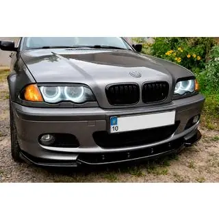 DPT V-2 priekšējā bampera lūpa (M-Sport 2003-2006, spīdīgi melna)