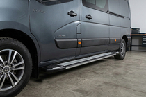 Renault Master 2011–2023 Sānu pakāpieni Rainbow (2 gab., alumīnijs) foto 1