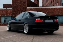 BMW 3. sērija E46 1998–2006 CSL-Style V3 spoileris (SD, spīdīgi melns) foto 2