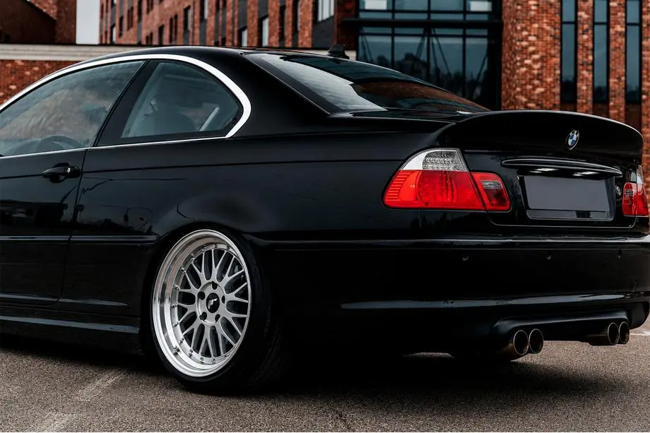 BMW 3. sērija E46 1998–2006 CSL-Style V3 spoileris (SD, spīdīgi melns) Image