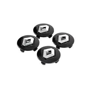 Diska centrālie vāciņi, melni 5650v1 (56 mm / 50 mm, 4 gab.) foto 2