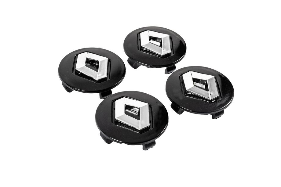 Renault Diska centrālie vāciņi, melni 5650v1 (56 mm / 50 mm, 4 gab.) Foto 3