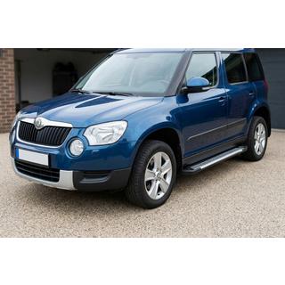 Sānu sliekšņi Line (2 gab., alumīnijs) Skoda Yeti 2009–2017 foto 1